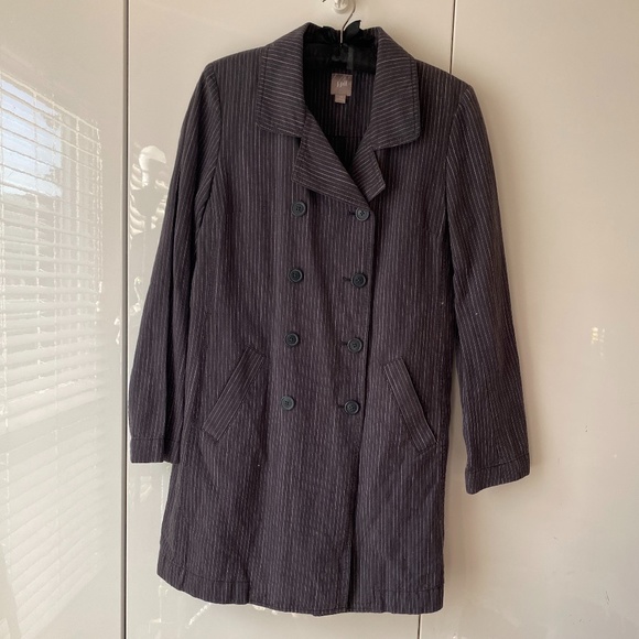 J. Jill Jackets & Blazers - 🍀3/$25🍀J.Jill Pinstripe Long Blazer Grey XS